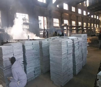 鋼格柵板廠家車間展示